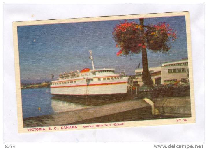 American Motor Ferry Chinook, Victoria, British Columbia, Canada, 1930-1940s