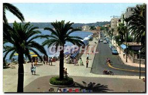 Postcard Moderne Menton The Promenade