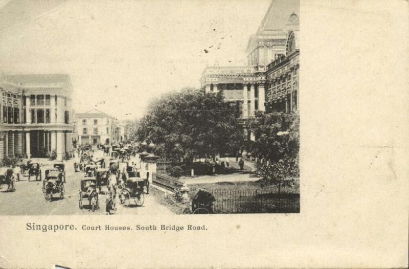 singapore, Court Houses, South Bridge Road (1899)