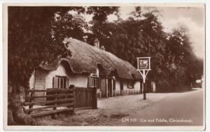 Hampshire New Forest Cat & Fiddle Christchurch RP PPC Unposted By Sun Ray