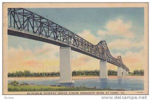 $3,100,000.00 Highway Bridge Across Mississippi River At Cairo, Illinois, PU-...