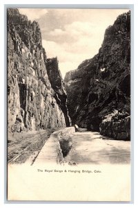 Royal Gorge and Hangin Bridge Colorado Springs CO UNP UDB Postcard M17