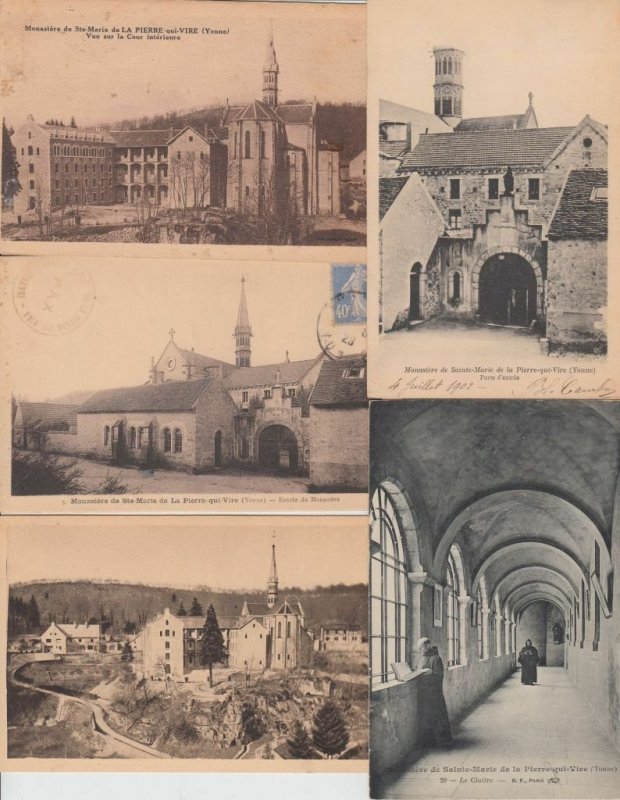 PIERRE QUI VIRE YONNE (DEP.89) BOURGOGNE 42 Cartes Postales 1900-1940