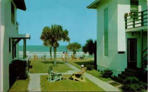 Kingsley Apartments On the Ocean Daytona Beach FL Postcard PC452/2
