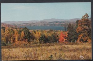 America Postcard - Birdseye View of Meredith Bay, New Hampshire   RS11585