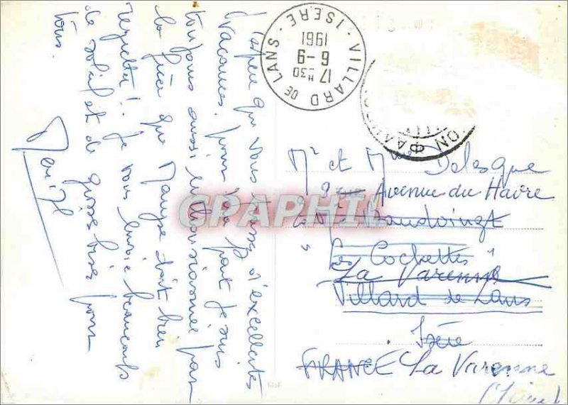 Postcard Modern Delphi The Vault Vilard De Lans Isere