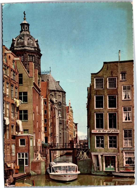 Postcard  Netherlands Amsterdam  Oudezijds Kolk
