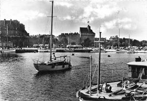 BR7238 Bretagne Cote d'Emeraude a Saint Malo Vue sur le Bassin des Yachts france