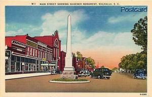 SC, Walhalla, South Carolina, Main Street, Ashville No. 9-2365