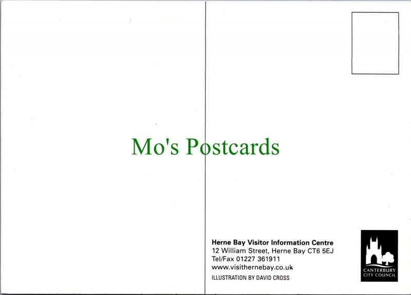 Advertising Postcard - Herne Bay Visitor Information Centre, Kent Ref.RR17383
