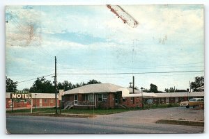 1950s TOCCOA GEORGIA PECK'S MOTEL U.S. HWY 123 GRADY PECK POSTCARD P3364