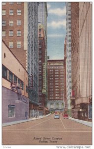 DALLAS, Texas; Akard Street Canyon, PU-1961