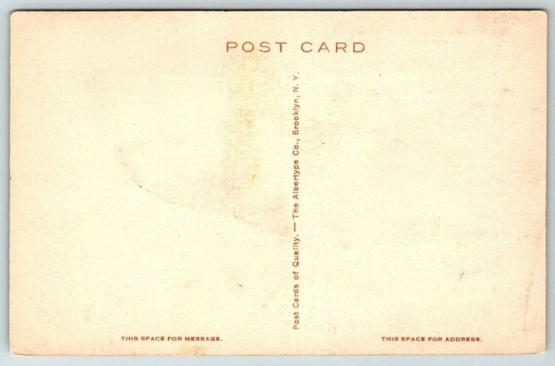 Hand Colored  Manchester  Vermont  Mount Eolus   Postcard