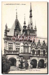 Old Postcard The Benedictine in Fecamp Court of Honor Facade Offices