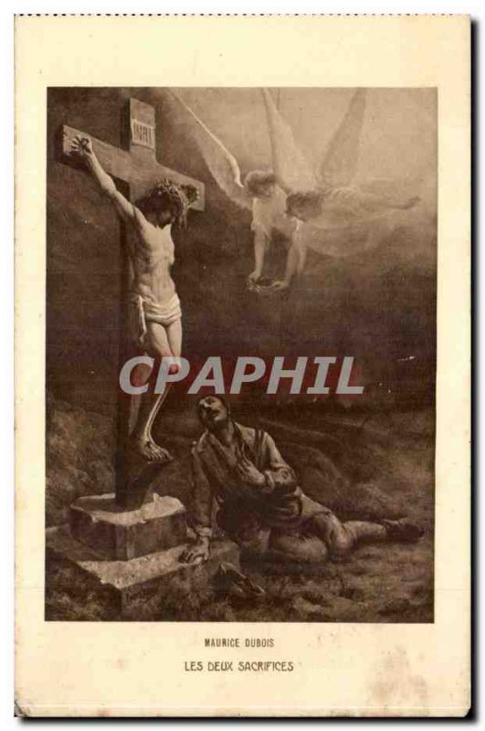 Old Postcard Maurice Dubois The Two Sacrifices Museum of Invalides Paris & # ...