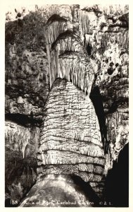 Vintage Postcard Rock Of Ages Carlsbad Cavern National Park New Mexico NM RPPC