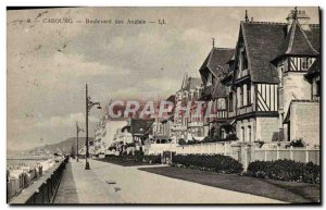 Old Postcard Cabourg Boulevard des Anglais