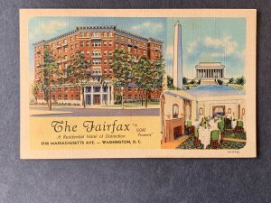 The Fairfax Washington DC Linen Postcard H2165075252