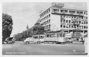 Goteborg Sweden Ostra Hamngatan Real Photo Vintage Postcard JF686251