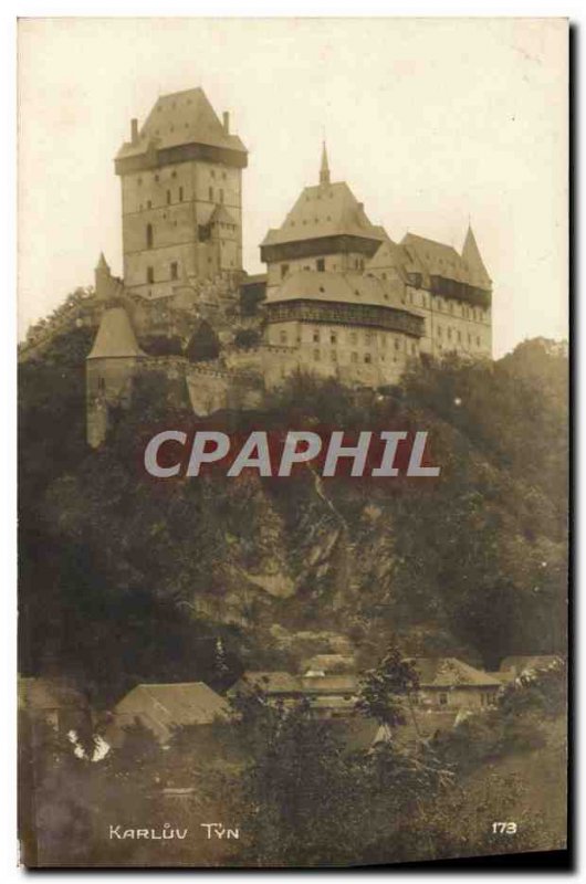 Postcard Old Karluv Tyn