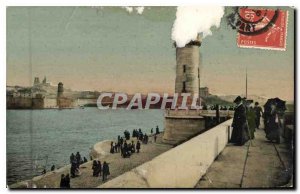 Old Postcard Marseille Le Phare Ste Marie