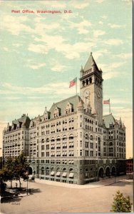 Post Office Washington Dc Antique Divided Back Pennsylvania Avenue Ave Postcard