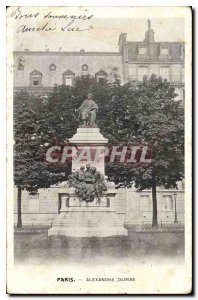 Postcard Old Paris Alexandre Dumas