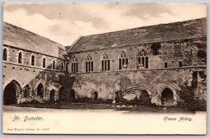 Vtg Cleeve Abbey Monastery Somerset Washford England Dunster 1910s View Postcard