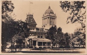 RPPC Postcard Government House Parliament Building Winnipeg Manitoba Canada