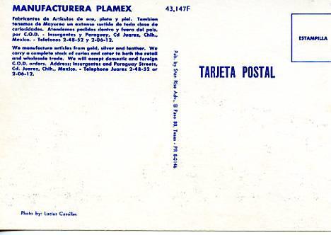 Mexico - Juarez. Manufacturera Plamex