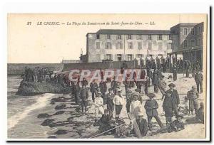 Croisic Old Postcard The St. John sanatorium beach of God