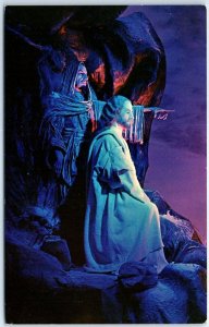 M-56752 Jesus & Satan Scene Christus Gardens Gatlinburg Tennessee USA