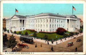 US Patent Office Washington DC WB Postcard VTG UNP Curt Teich Vintage Unused 