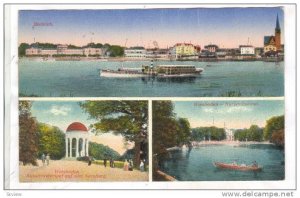 3Views, Boats, Briebrich, Kursaalweiher, Aussichtstempel Auf Dem Neroberg, Wi...