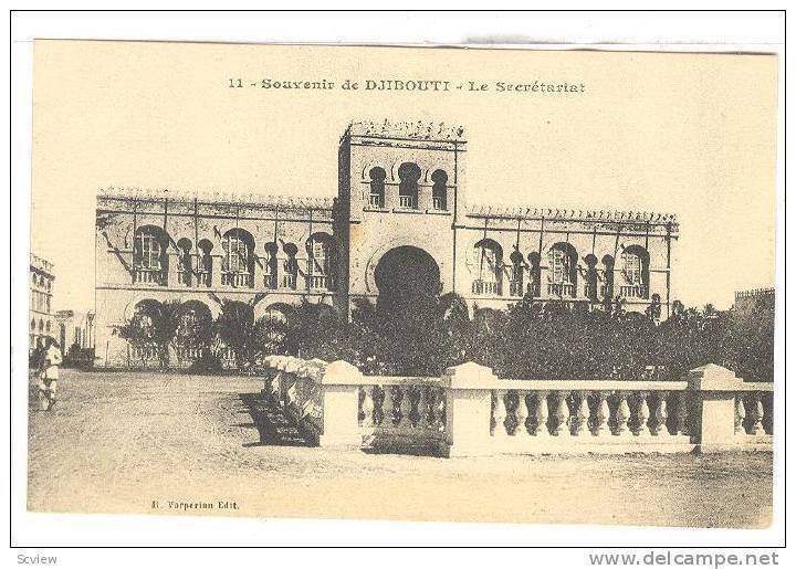 Le Secretariat, Souvenir De Djibouti, Africa, 1900-1910s