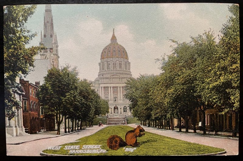 Vintage Postcard 1907-1915 Capitol Building, Harrisburg, Pennsylvania (PA)