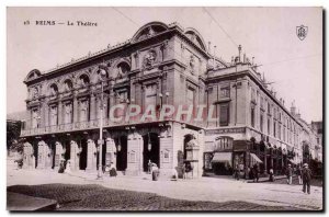 Postcard Old Theater Reims