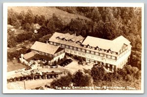 RPPC Real Photo Postcard - The New Gatlinburg Inn - Tennessee