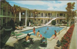 Postcard Sharla Manor Clearwater Beach FL Swimming Pool