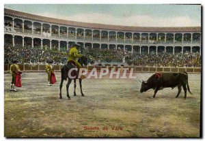 Old Postcard Bullfight Bullfight Suerte Vara