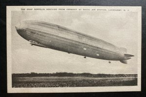 Mint USA  Real Picture Postcard Graf Zeppelin LZ 127 At Naval Air Station