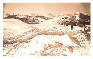 Winter Scene in Browning, Montana