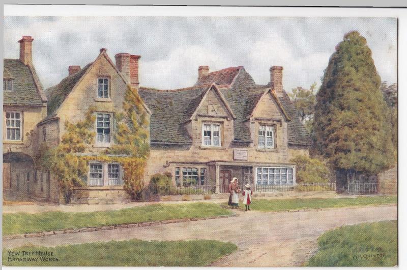 Worcestershire; Yew Tree House, Broadway PPC, Unposted By Salmon 