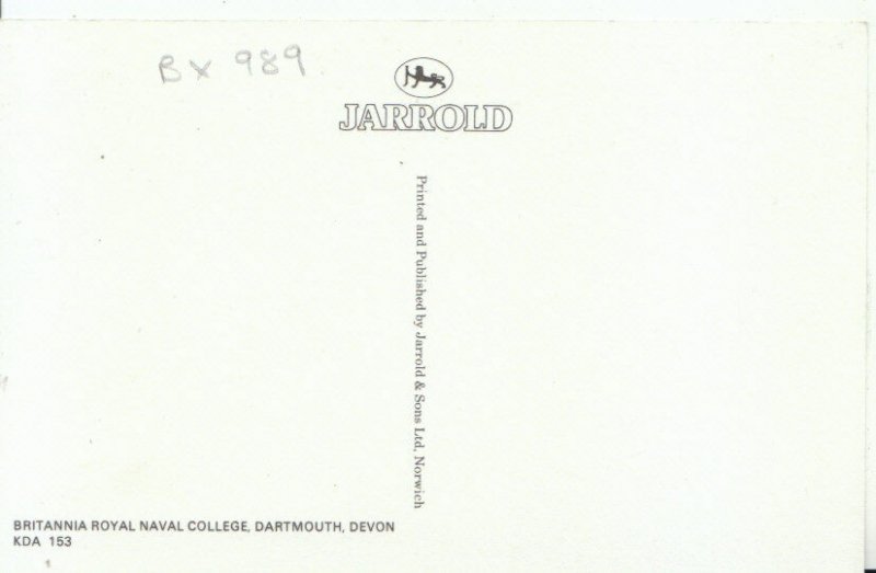 Devon Postcard - Dartmouth, Britannia Royal Naval College  Ref 7776A