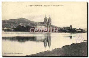 Old Postcard Pont a Mousson Hospital and Approval Mousson