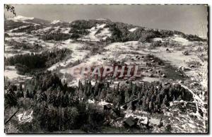 Old Postcard Saint Gervais in the snow of Mount & # 39Arbois Bettex ski