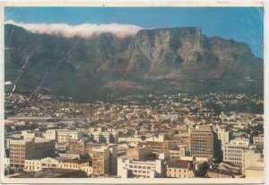 CAPE TOWN, KAAPSTAD, The City and Table Mountain, 1957 used Postcard