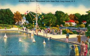 New York City Long Island Hempstead Lake Shore Park Model Yacht Basin 1955