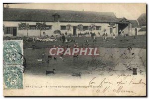 Old Postcard Children Coutray? Farm Fouace Dependence of the Colony