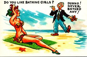 Humour Do You LIke Bathing Girls ? Dunno Never Bathed Any